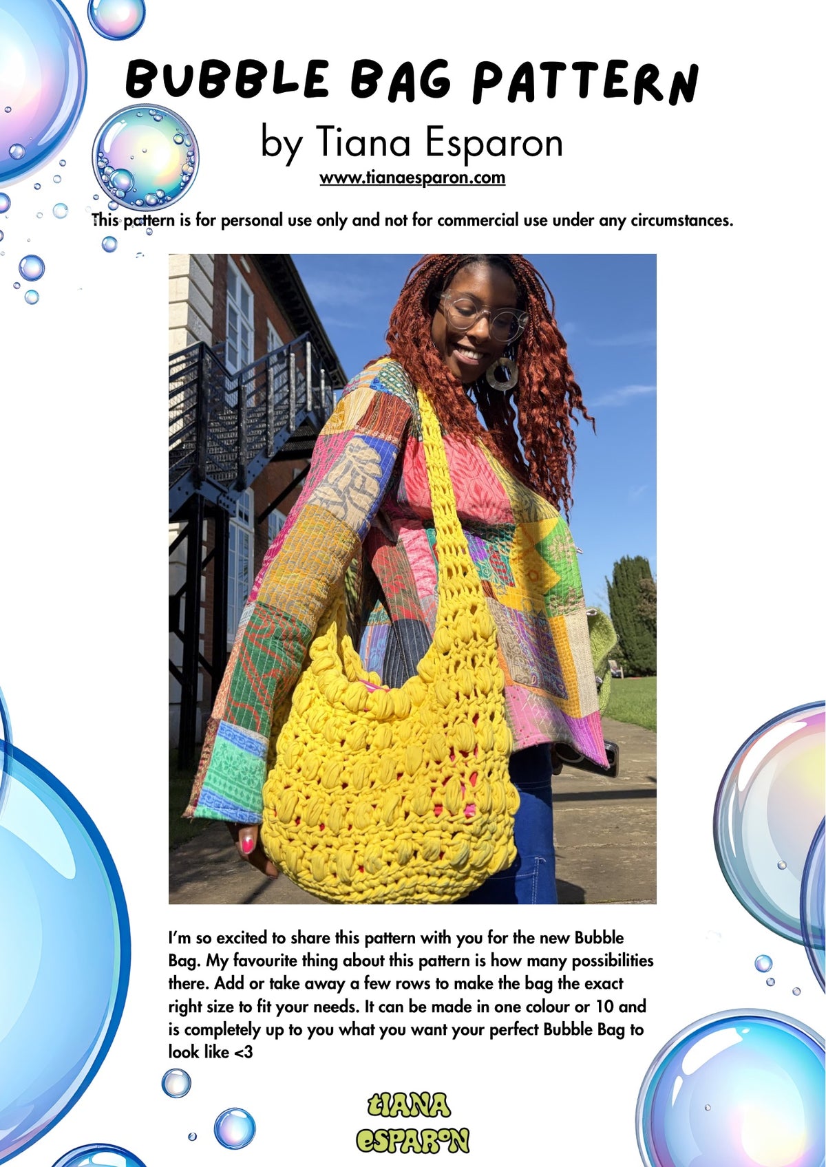 Bubble Bag Pattern