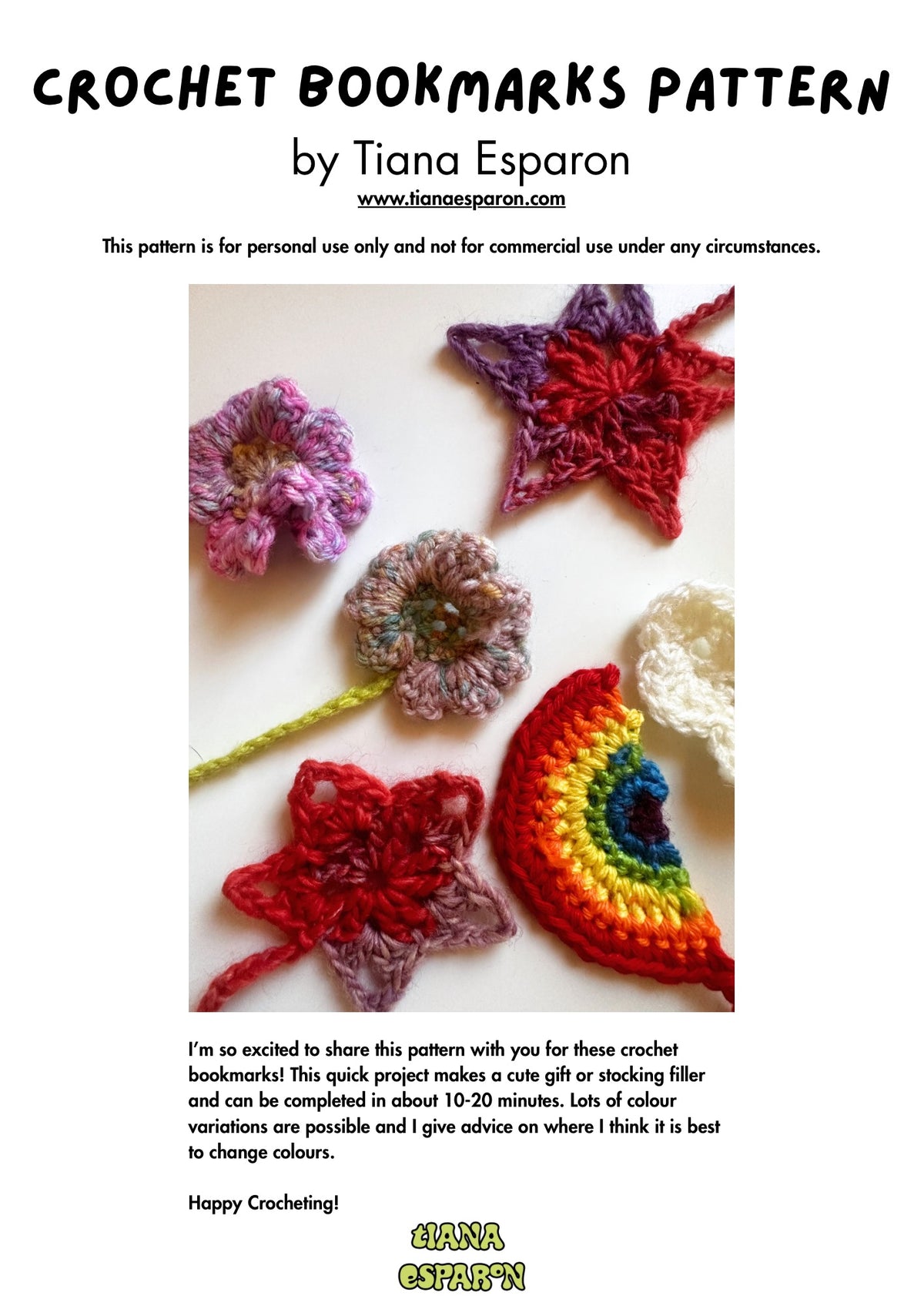 Crochet Bookmarks Pattern